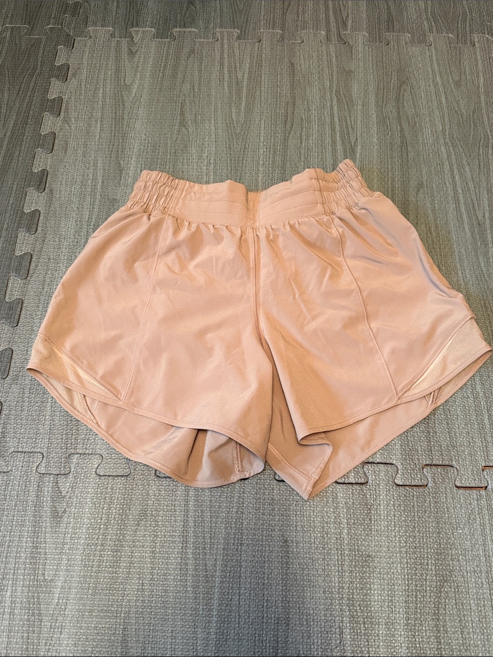 lululemon athletica Tan Athletic Run Shorts